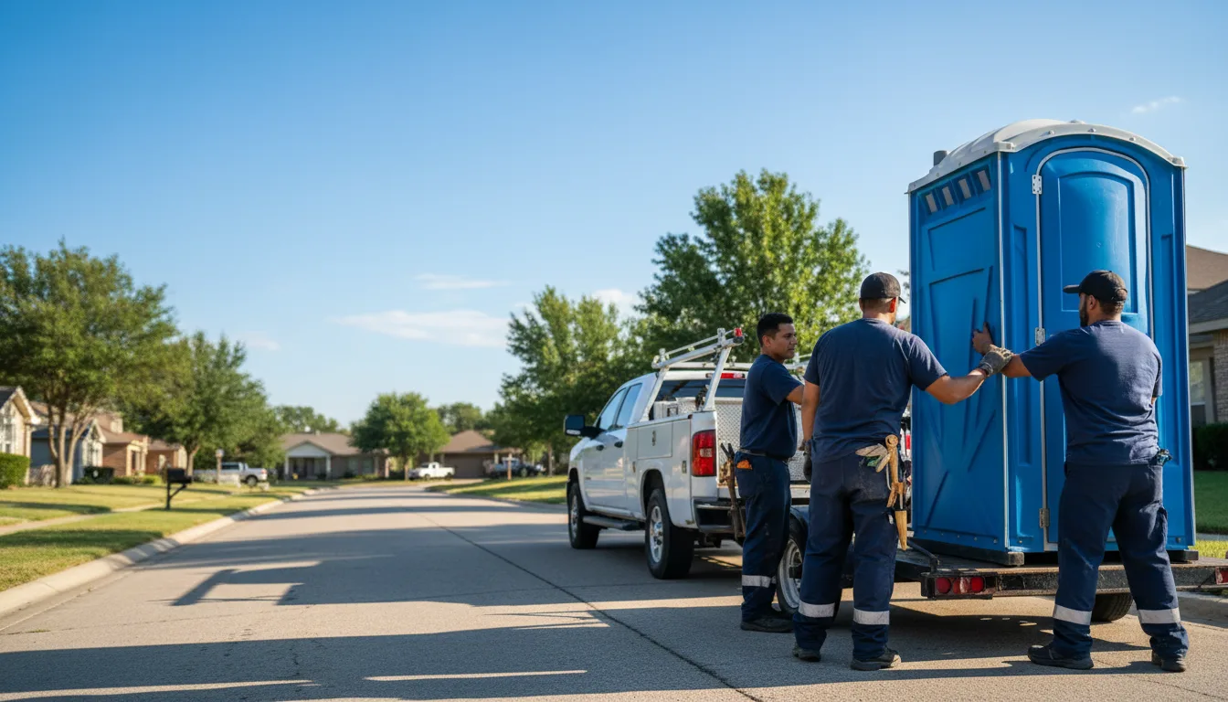Portable Toilet Rental in Caldwell, TX near me